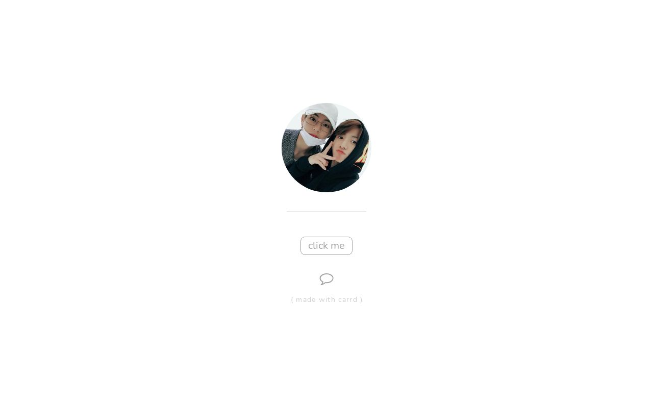 Carrd profile picture for @taekook
